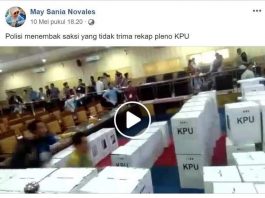 Cek Fakta: Heboh Video Kericuhan, Polisi Disebut Tembak Saksi saat Pleno KPU