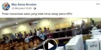 Cek Fakta: Heboh Video Kericuhan, Polisi Disebut Tembak Saksi saat Pleno KPU