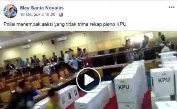 Cek Fakta: Heboh Video Kericuhan, Polisi Disebut Tembak Saksi saat Pleno KPU