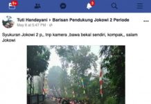 Cek Fakta: Beredar Foto Syukuran Jokowi 2 Periode