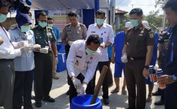 BNNP Musnahkan 1 Kg Sabu, Dua Pelaku Masih Diburu