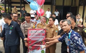 Polresta Launching Aplikasi Criminal Justice System
