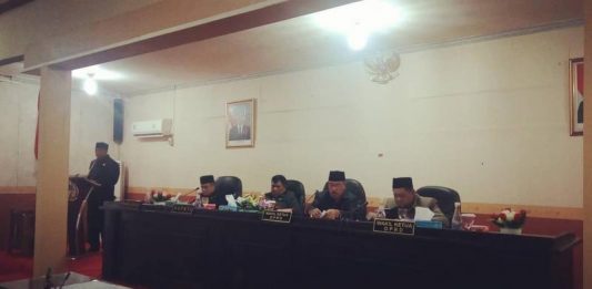 Paripurna DPRD Kayong Utara Tentang RPMJ 2019-2023