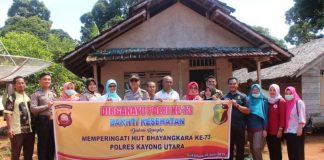 Polres Kayong Utara Giat Bakti Kesehatan