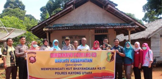 Polres Kayong Utara Giat Bakti Kesehatan