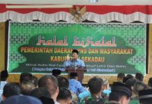 Hari Pertama Masuk Kerja, Pemkab Sekadau Gelar Halalbihalal