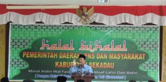 Hari Pertama Masuk Kerja, Pemkab Sekadau Gelar Halalbihalal