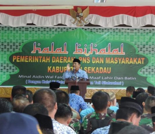 Hari Pertama Masuk Kerja, Pemkab Sekadau Gelar Halalbihalal