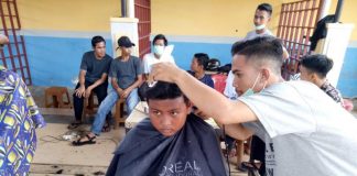 ‘Bersih-bersih’ Kepala Sambut Lebaran