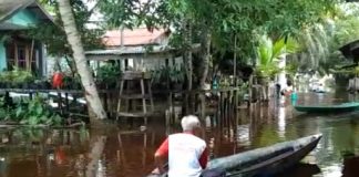 Puluhan Rumah Warga di Balai Sepuak Terendam Banjir