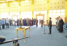 Bupati Lantik 14 Pejabat Pemkab Sambas