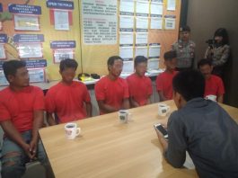 Polres Ketapang Ringkus Enam Tersangka Pengguna Narkoba