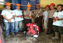 Polisi Cek Sarana Pemadam Kebakaran di Perkebunan Sawit