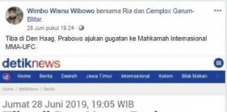 Cek Fakta: Prabowo Ajukan Gugatan ke Mahkamah Internasional