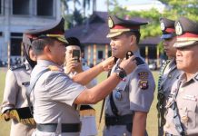 Hampir Seribu Polisi Naik Pangkat