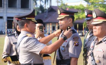 Hampir Seribu Polisi Naik Pangkat