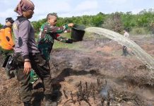 26 Hektar Lahan Terbakar, Padamkan dengan Alat Seadanya