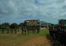 TNI AD dan AD Malaysia Latihan Bersama
