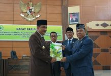 Bupati Nasir Sampaikan LKPj Tahun Anggaran 2018
