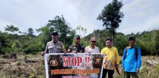 TNI-Polri di Embaloh Hulu Kampanyekan Stop Karhutla