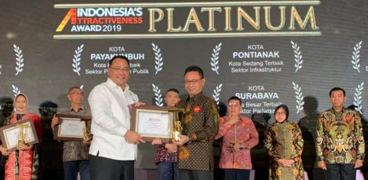 Terbaik Infrastruktur, Pontianak Raih Indonesia’s Attractiveness Award