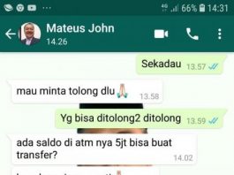 WA Pejabat Sekadau Dibajak untuk Minta Duit