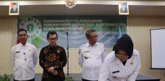 Bupati Hadiri Kegiatan Diseminasi Daerah se Kalbar