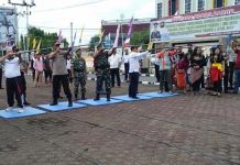 Polres Gelar Lomba Sumpit dan Dayung Sampan Bidar