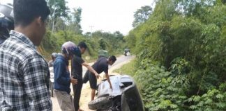 Minibus Calya Terjun Dari Jembatan Bokak, Sopirnya Masih Belum Ditemukan