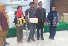 Tiga Pengawas TPS Dapat Santunan