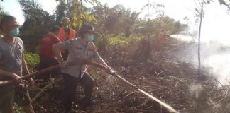 Kabut Asap Selimuti Sungai Pinyu