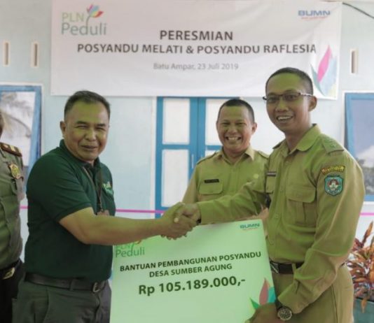 PLN Bangun Posyandu di Batu Ampar Kontribusi untuk Hari Anak Nasional
