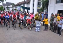Bupati Sambut Peserta Fun Bike Tour of Merdeka