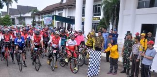 Bupati Sambut Peserta Fun Bike Tour of Merdeka