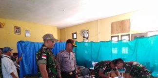 Satgas Pamtas dan Komunitas Relawan Beri Pelayanan Kesehatan Gratis