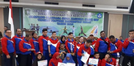 Tim O2SN Kubu Raya Raih Juara Umum