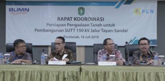 PLN UIP Kalbagbar Siap Bangun SUTT 150 kV Tayan-Sandai