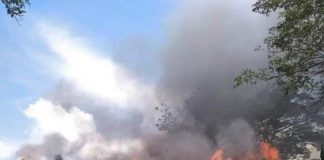 Eks Asrama TNI Hangus