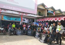 Konvoi Merdeka CB150R Meriahkan HUT RI