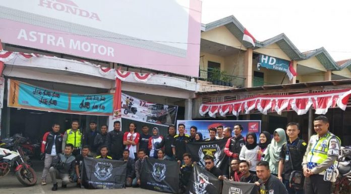 Konvoi Merdeka CB150R Meriahkan HUT RI