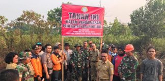 Edi Segel Lahan Terbakar di Sepakat 2