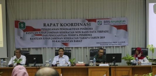 Pemrov Kalbar-BPJS Cabang Pontianak Rakor Cari Solusi
