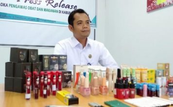 1.184 Kosmetik Ilegal Disita dari Dua Kabupaten