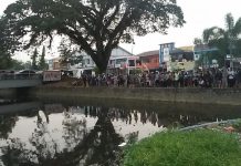 Buaya Nongol Lagi di Sungai Singkawang
