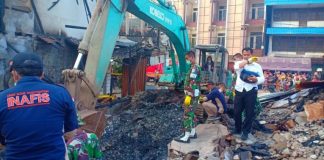 Kebakaran Pasar Pemangkat, Polisi Temukan Tulang Manusia