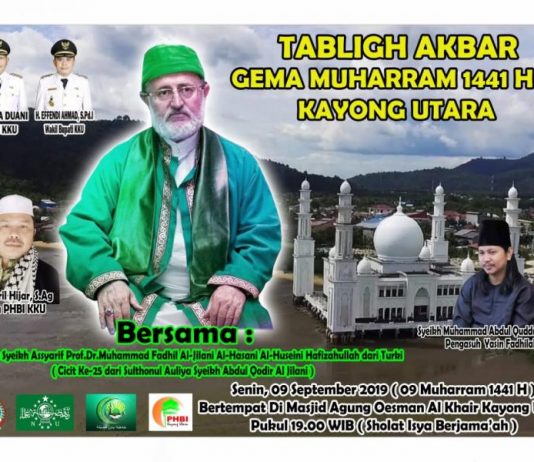 Malam Ini, Cicit Syeikh Abdul Qodir Tabligh Akbar di Sukadana