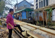 Pembangunan Turap dan Trotoar di Jalan HOS Cokroaminoto Rampung Akhir Tahun