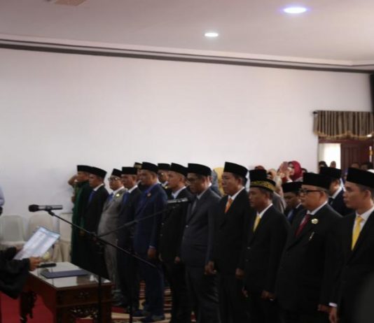Anggota DPRD Kayong Utara Periode 2019-2024 Resmi Dilantik