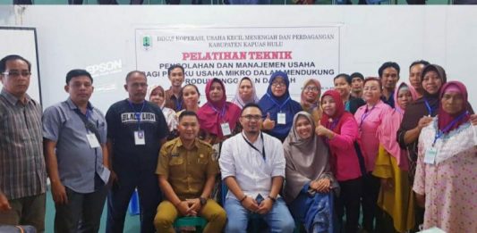 Dinas Koperasi, UKM dan Perdagangan Gelar Pelatihan Teknik Pengolahan dan Manajemen Usaha