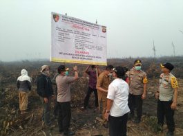 Terbakar Api Rembesan, PT PSL Disegel Polda